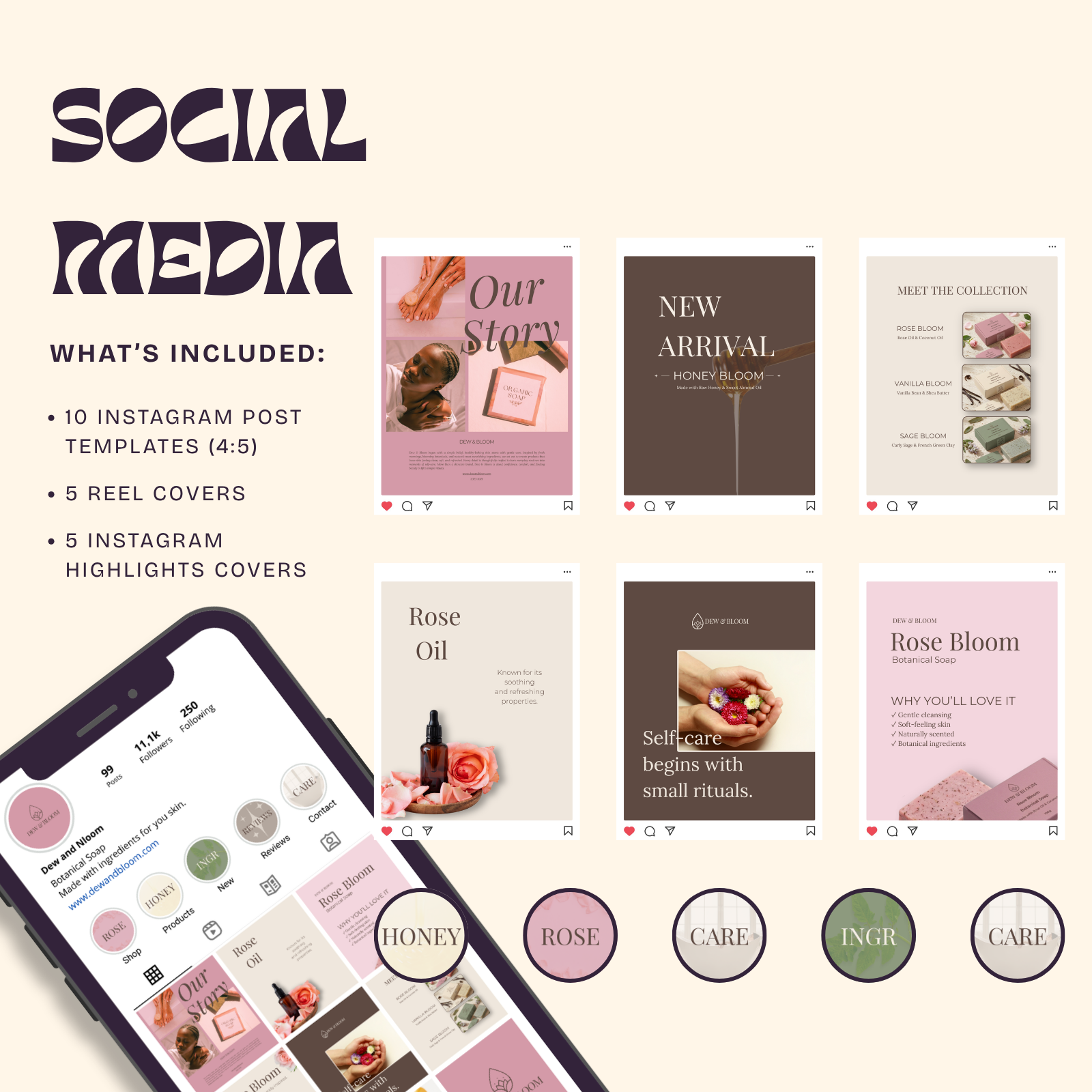 Dew & Bloom | Soap Brand Kit - Image 3