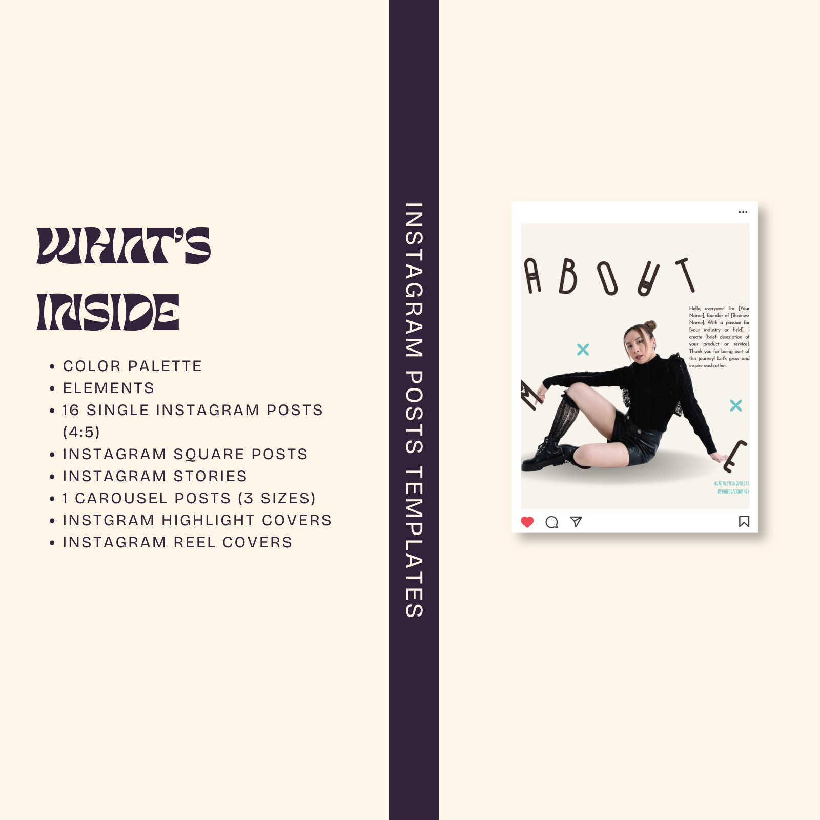 Edgy/Modern Boho Insta Templates - Image 3
