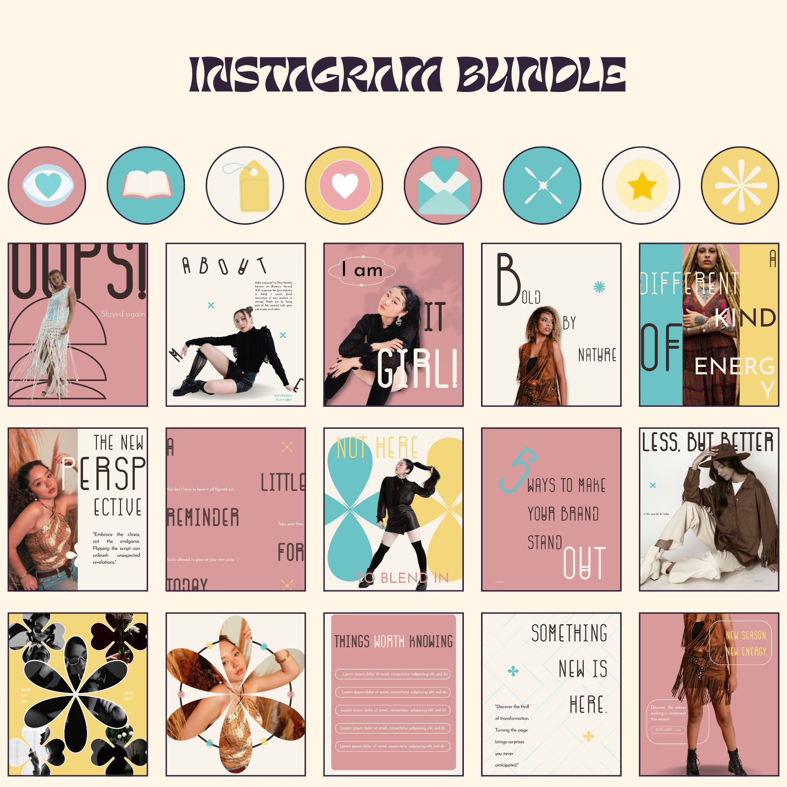 Edgy/Modern Boho Insta Templates - Image 5